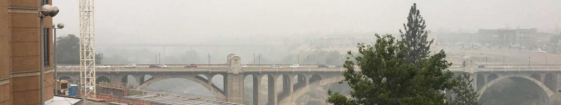 Smoky Skies Affect Air Quality - City Of Spokane, Washington