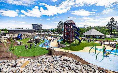 North Bank Shelter and Ice Age Floods Playground