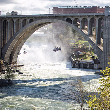 SkyRide over the Spokane Falls