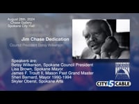 Jim Chase Dedication Portrait Unveiling Press Conference