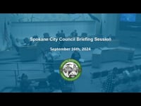 Watch: City Council Briefing Session