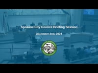 Watch: City Council Briefing Session