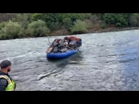 Rafting Rubbish Off the Spokane River’s Shoreline